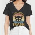 Vintage Raccoon Lovers Women's V-Neck T-Shirt - Fun & Nostalgic