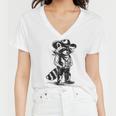 Raccoon Cowboy and Cowgirl Western V-Neck Country T-Shirt for Men & Women