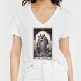 Raccoon Tarot Lovers V-Neck Women's T-Shirt | Mystic Style