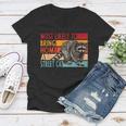 Adopt a Street Cat V-Neck T-Shirt - Funny Raccoon Lovers Gift