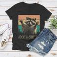 Adopt Street Cat Vintage Art V-Neck | Animal Lovers Tee