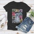 Feral Raccoon Meme V-Neck T-Shirt - Women's Trash Team Style