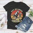 Get In Loser Raccoon Opossum Trash Panda Women's V-Neck T-Shirt