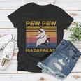 Pew Pew Madafakas Raccoon Lover Vintage Retro Women's V-Neck T-Shirt