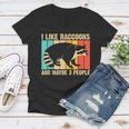 Raccoon For Men Women Raccoon Lover Introvert Women's V-Neck T-Shirt