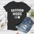 Raccoon Mode Women's V-Neck T-Shirt | Cute Trash Panda Style