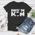 Raccoon Mom V-Neck T-Shirt - Cozy Gift for Animal Lover Moms