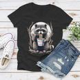 Raccoon Noodle Cup Unisex V-Neck T-Shirt - Fun & Casual Style