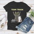 Team Trash Opossum & Raccoon Women's V-Neck T-Shirt | Fun Animal Gang