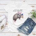 Fairy Godpossum & Raccoon Women's V-Neck T-Shirt - Whimsical Fun
