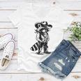 Raccoon Cowboy and Cowgirl Western V-Neck Country T-Shirt for Men & Women