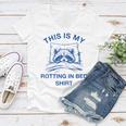 Raccoon Sarcasm Women's V-Neck T-Shirt | Cozy Sleep Vibes