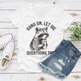 Raccoon Sarcastic Women's V-Neck T-Shirt - Humorous Print
