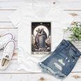 Raccoon Tarot Lovers V-Neck Women's T-Shirt | Mystic Style