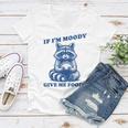 Raccoon Trash Panda Women's V-Neck T-Shirt - Moody Foody Meme