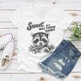Sarcastic Raccoon Women's V-Neck T-Shirt - Sweet But Sassy