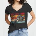 Adopt a Street Cat V-Neck T-Shirt - Funny Raccoon Lovers Gift