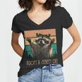 Adopt Street Cat Vintage Art V-Neck | Animal Lovers Tee