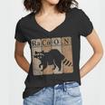 Raccoon Chemistry Lover Women's V-Neck T-Shirt - Fun & Educational