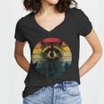 Raccoon V-Neck Women's T-Shirt | Animal Lover's Delight