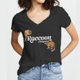 Raccoon Whisperer Women's V-Neck | Cute Raccoon Lover Tee