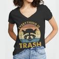 Vintage Raccoon Lovers Women's V-Neck T-Shirt - Fun & Nostalgic