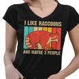 Raccoon Lover Introvert V-Neck T-Shirt for Men & Women