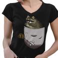 Raccoon Lover V-Neck T-Shirt - Women's Animal Print | Unique Style