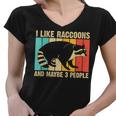Raccoon For Men Women Raccoon Lover Introvert Women's V-Neck T-Shirt