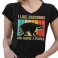Raccoon For Men Women Raccoon Lover Introvert Women's V-Neck T-Shirt