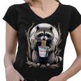 Raccoon Noodle Cup Unisex V-Neck T-Shirt - Fun & Casual Style