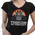 Raccoon Trash Cat Women's V-Neck T-Shirt | Fun & Quirky Design