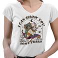 Raccoon & Possum V-Neck | Women's Trash Animal Tee | Fun & Quirky Design