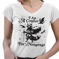 Trendy Raccoon V-Neck T-Shirt for Women - Fun Grey Short Sleeve Tee