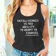 1N73ll1g3nc3 15 7H3 4B1l17y 70 4D4p7 70 Ch4ng3 Science S Tank Top