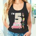 5Th Birthday Crew Ice Cream Truck I'm 5 Bday Ice Cream Party Camiseta sin mangas