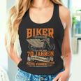 70Th Birthday Man Motorcycle Biker 70 Years Biker Tank Top