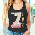 7Th Birthday Crew Ice Cream Truck I'm 7 Bday Ice Cream Party Camiseta sin mangas