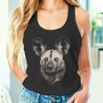 African Wild Dog Portrait Wildlife Safari Theme Tank Top