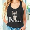 Alpaca With Sunglasses No Prob-Lama Hipster Lama Tank Top