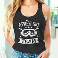 Apres Ski Team Party Snowboard Huts Tank Top