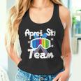 Apres-Ski Team Skiing Snowboarding Without Alcohol Motif Tank Top