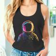 Astronaut Motif Illustration Astronaut Tank Top