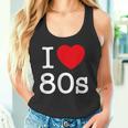 Back To 80'S Intage Retro I Love 80'S Graphic Camiseta sin mangas