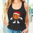 Basketball Christmas Santa Basketball Santa Tank Top