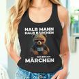 Bear Half Man Half Bear Fairy Tale Partner Tank Top