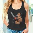 Beaver Lumberjack Chainsaw Tank Top