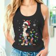 Bernese Mountain Dog Christmas Jumper Xmas Lights Tank Top