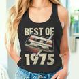 Best Of 1975 Audio Cassette 49Th Birthday 49 Years Old Tank Top