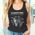 Border Collie Anatomie Collie Dog Holder S Tank Top